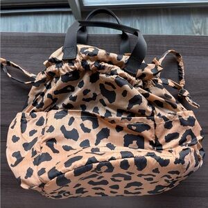Calpak Leopard Insulated Lunch Bag